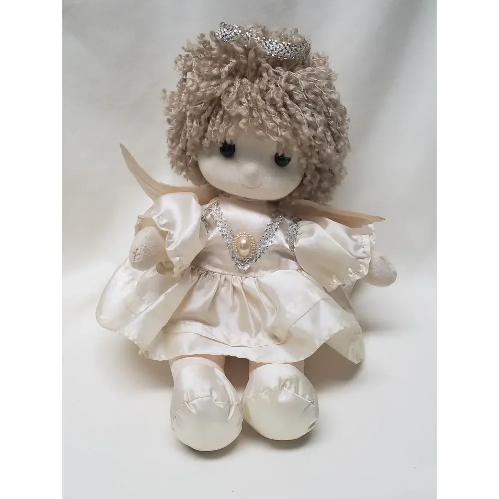 Vintage Cacos Wind Up Musical When You Wish Upon A Star Angel Doll